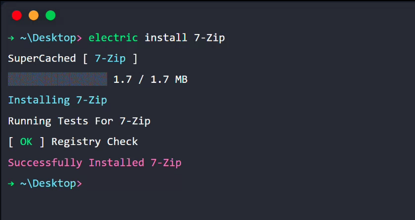 Electric Package Manager Demonstration